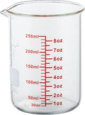 High Borosilicate Glass Measuring Cup-V-Shaped Spout, 250ml Glass Measuring by AckersBORO33