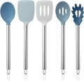 COOK WITH COLOR Silicone Cooking Utensils, Kitchen Utensil Set, Cooking Utensils by CookwithColor