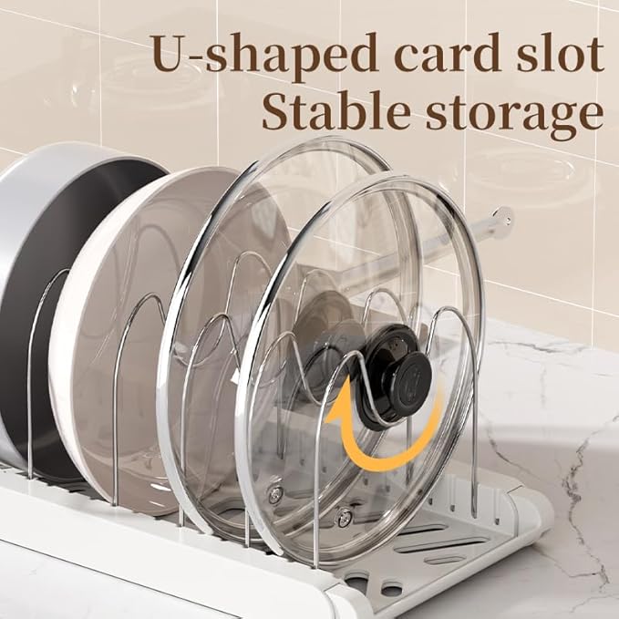 Pot Rack -Expandable Pan Organizer - Image 4