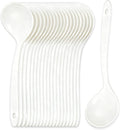 Large Plastic Serving Spoons, Disposable Heavy Duty Serving Spoons, Long Handle by OULIGET