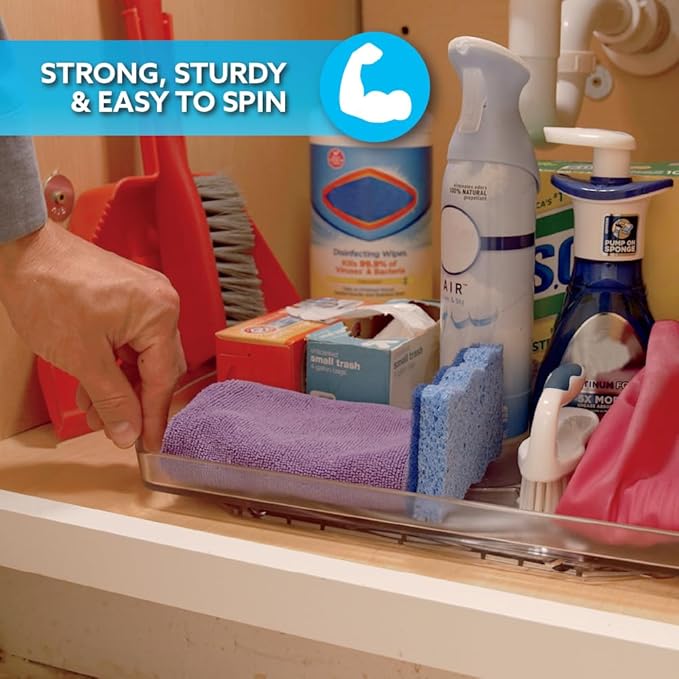 Ontel Smart Spin Rotating Refrigerator Organizer - Image 6
