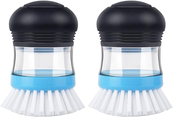 MR.SIGA Soap Dispensing Palm Brush, Kitchen Brush by MRSIGA