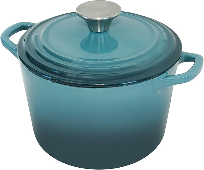 Flavehc Dutch Oven Pot with Lid 2.8 qt Cast Iron Dutch Oven - Image 9