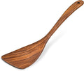 Wooden Spatula for Cooking, Acacia Wood Flat Frying Spatulas, Long Handle by Unknown