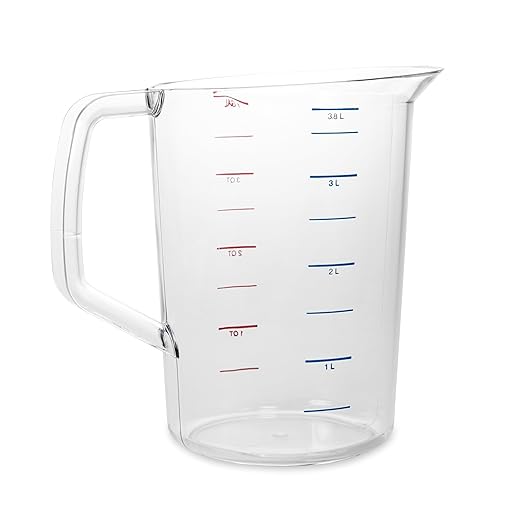 Rubbermaid Commercial Products Bouncer Clear Measuring Cup, 16-Cup/4-Quart - Image 3