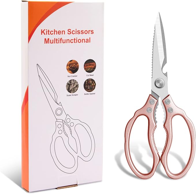 CGBE Kitchen Scissors, Heavy Duty Dishwasher Safe Food Scissors - Image 7