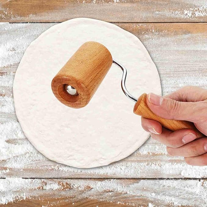Small Rolling Pin, Pizza Dough Roller, Non Stick Wood Pastry Roller, Kitchen - Image 6