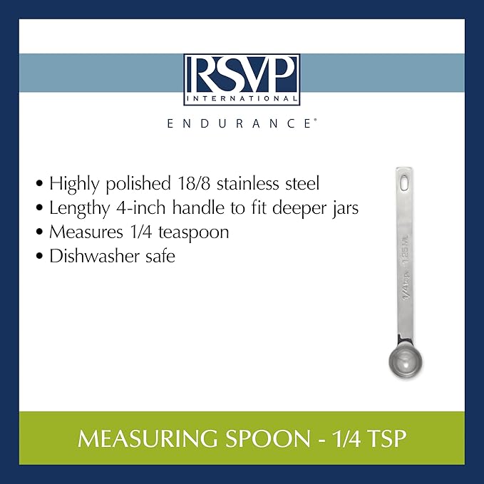 RSVP International Endurance Kitchen Collection Open Stock Measuring Spoon - Image 6