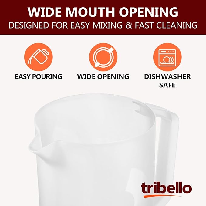 Tribello Pitcher with Lid Half Gallon, Ice Tea, and Drinks, Freezer/Dishwasher - Image 5
