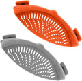2 Pcs Clip on Strainer, Pot Strainer by Qiunizadila