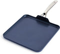 Blue Diamond 11" Nonstick Square Griddle Pan, Non Toxic PFAS-Free Diamond by BlueDiamondCookware