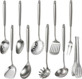 Newness 10 Pcs Cooking Utensils Set, 304 Stainless Steel Kitchen Utensils Set by NewnessFocusOnStainlessSteel