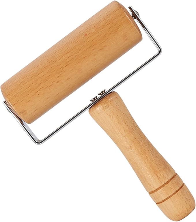 Small Rolling Pin, Pizza Dough Roller, Non Stick Wood Pastry Roller, Kitchen - Image 3