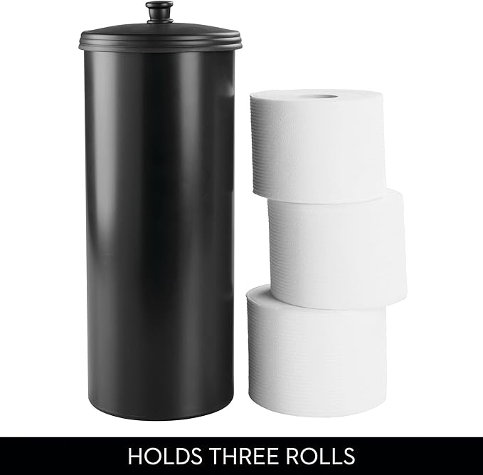 iDesign Freestanding Bathroom Toilet Paper Storage Holder - Image 5