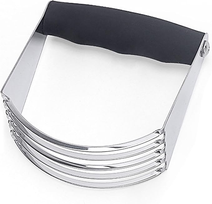Dough Blender with Non-slip Handle, 4.6 Inch x 4 Inch Stainless Steel Pastry by YIKANGHENG