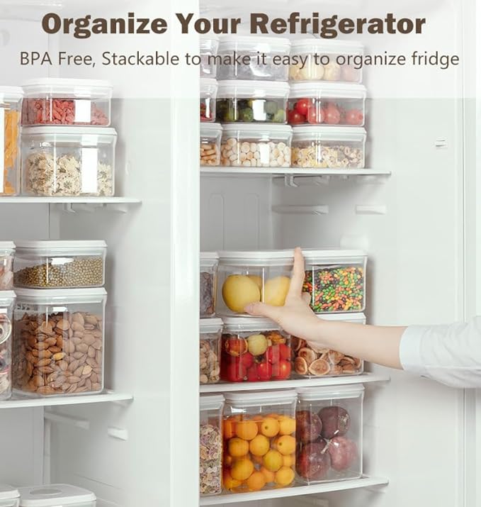 Melovom Pop Food Storage Containers Set Airtight Food Storage Containers - Image 3