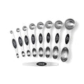 Magnetic Measuring Spoons Set, 9-Piece Stainless Steel by Fsdifly