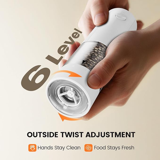 Electric Salt and Pepper Grinder Set - Image 3