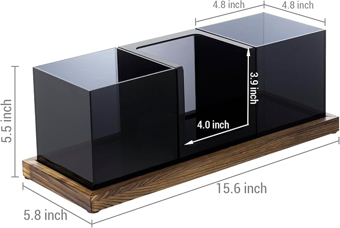 MyGift Coffee Organizer, Modern Acrylic Coffee and Tea Organizer - Image 5