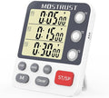 Digital Dual Kitchen Timer, 3 Channels Countdown Triple Timer by MOSTRUST
