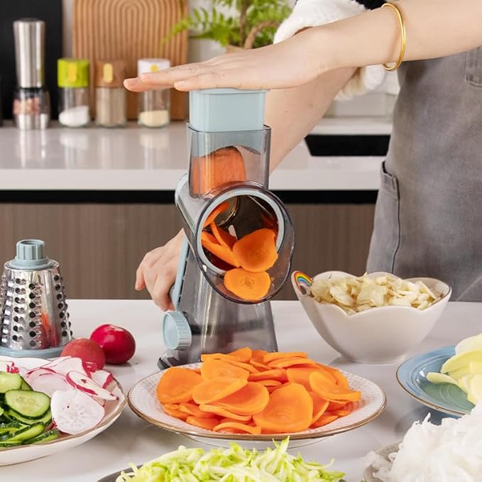 Cheese Grater Hand Crank Rotary Vegetables Shredder - Image 6
