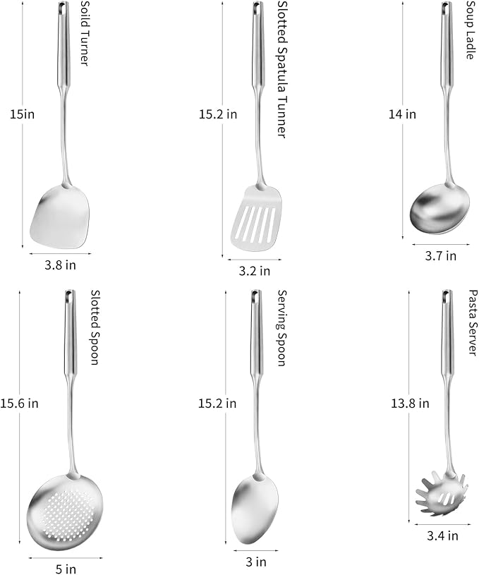 304 Stainless Steel Cooking Utensil, Kitchen Kitchen Utensil - Image 2