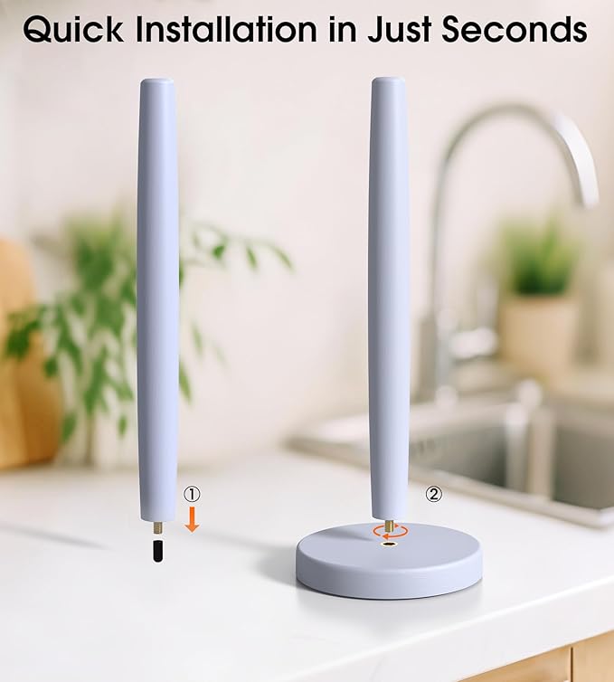 KitchLife Wooden Paper Towel Holder Countertop - Image 4