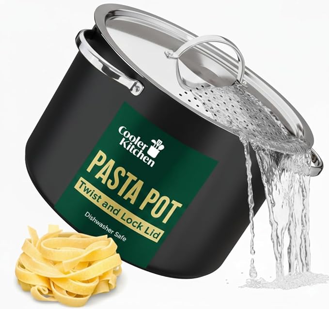 Cooler Concepts Pasta Pot with Strainer Lid by CoolerKitchen