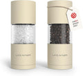 LARS NYSØM Salt and Pepper Grinder Set, Manual Salt and Pepper Mills by LN