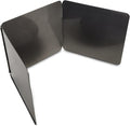 HIC Kitchen 3-Sided Splatter Guard, Non-Stick Carbon Steel, Heat Safe, Folds by HIC