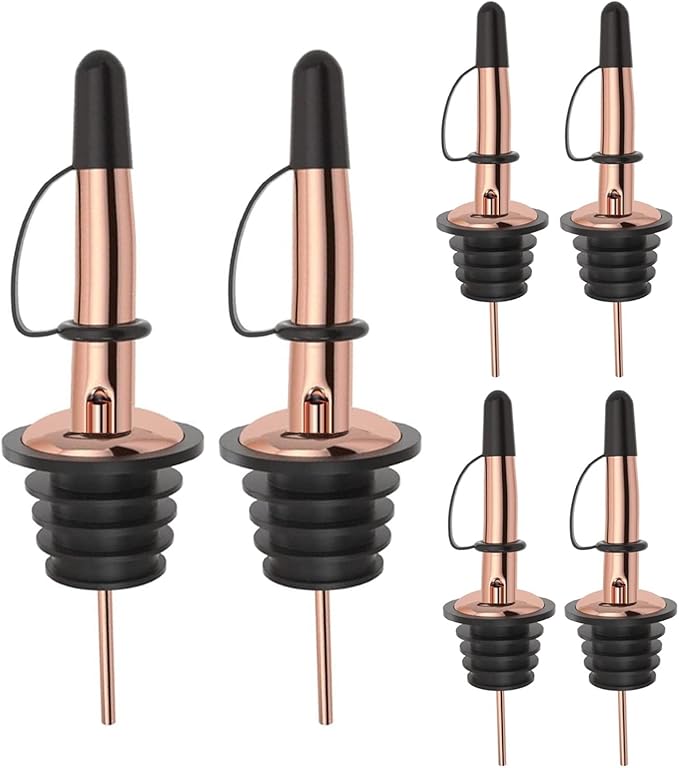 Pafusen 6 Pack Liquor Bottle Pourers, Liquor Pour Spout by Pafusen