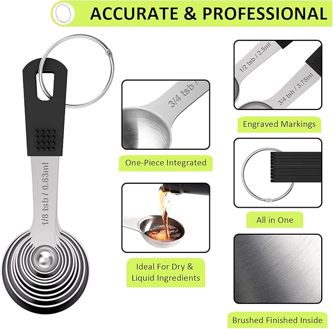 Measuring Cups & Spoons Set of 18 - Image 5