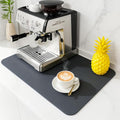 Dish Drying Mat Super Absorbent – 16" x 18" Coffee Mat by STRABELLAHOMEKITCHEN