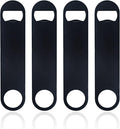 KTOJOY 4 PACK Stainless Steel Flat Bottle Opener, Beer Bottle Opener, by KTOJOY
