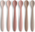 Silicone Baby Feeding Spoons, Training Spoon Self-feeding, First Stage Infant by NETANY