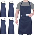 4 Pack Chef Apron, Waterproof Apron, Adjustable Apron by loteaf