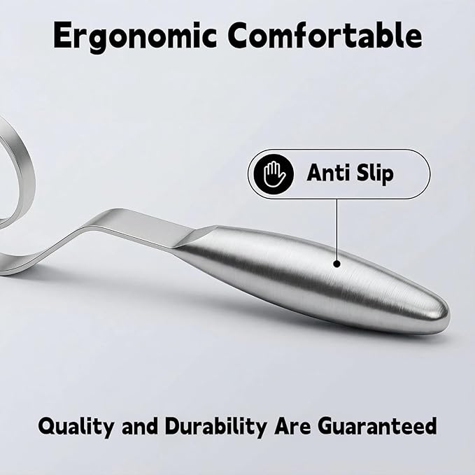 Maxjoy Danish Dough Whisk Stainless Steel Hook - Image 3