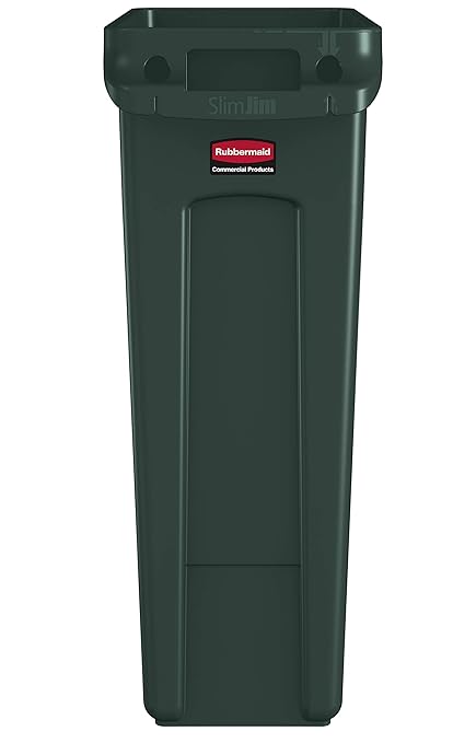 Rubbermaid Commercial Products Slim Jim Trash/Garbage Can - Image 3