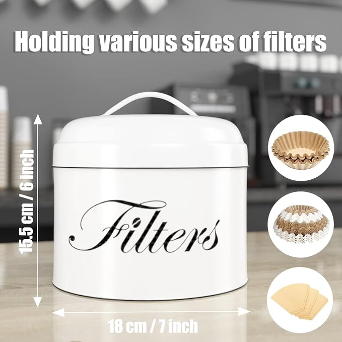 Coffee Filter Holder, Basket Storage Container - Image 2