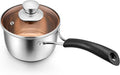 P&P CHEF 1 Quart Saucepan Small Pot, Stainless Steel Saucepan by PPCHEF