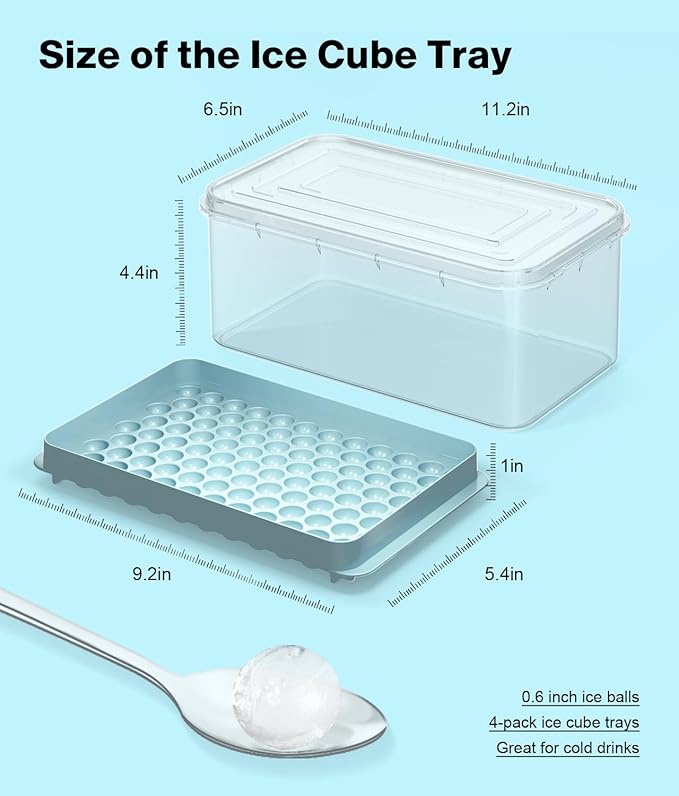 Mini Ice Cube Trays for Freezer - Image 5