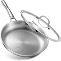 Titanium Pan, 12 Inch Pure Titanium Hammered Pro frying pan by VEDNHOL