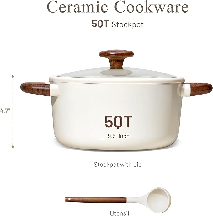 CAROTE 5QT Nonstick Stock Pot - Image 2