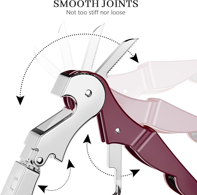HYZ 2-Pack Wine Opener Waiter Corkscrew, Professional Wine Key - Image 4