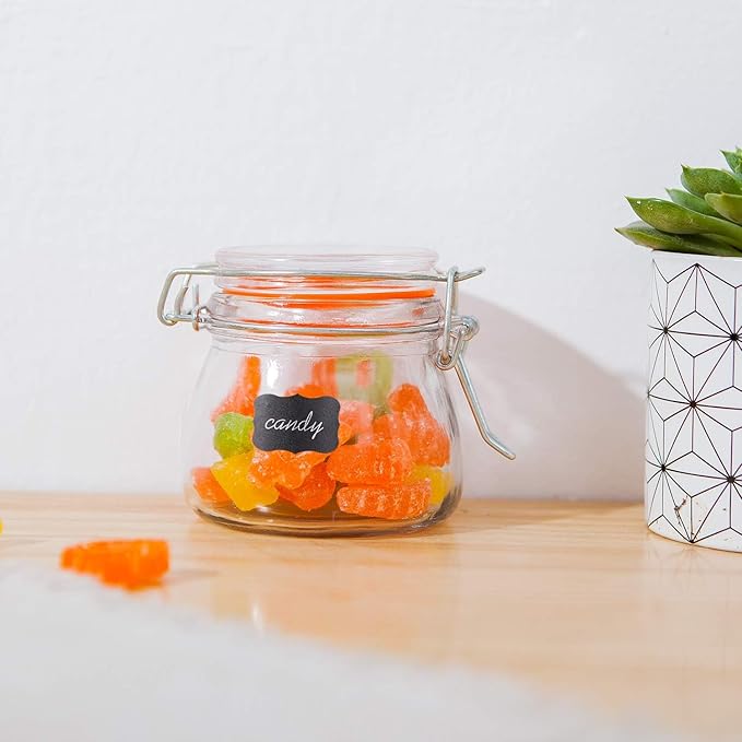 Small Glass Jars With Airtight Lids, Glass Spice Jars 5 oz, Maosn Jars With - Image 5