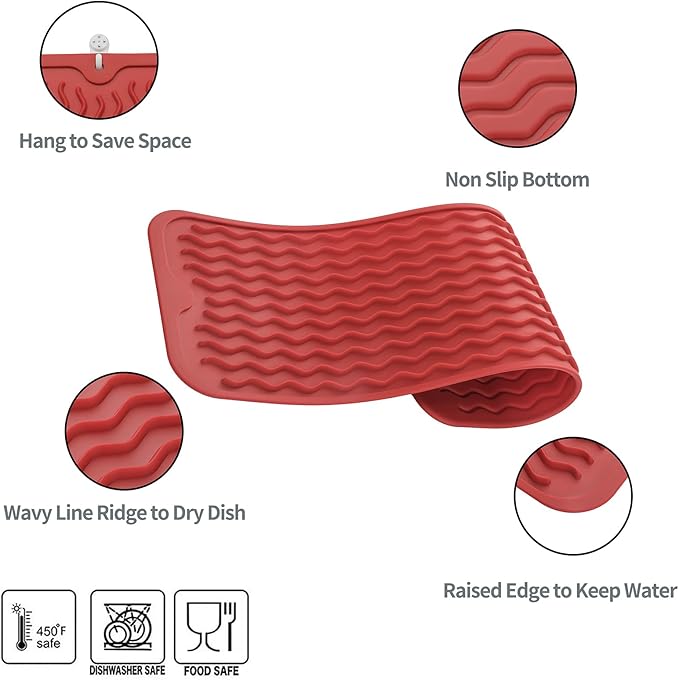 MicoYang Silicone Dish Drying Mat - Image 3