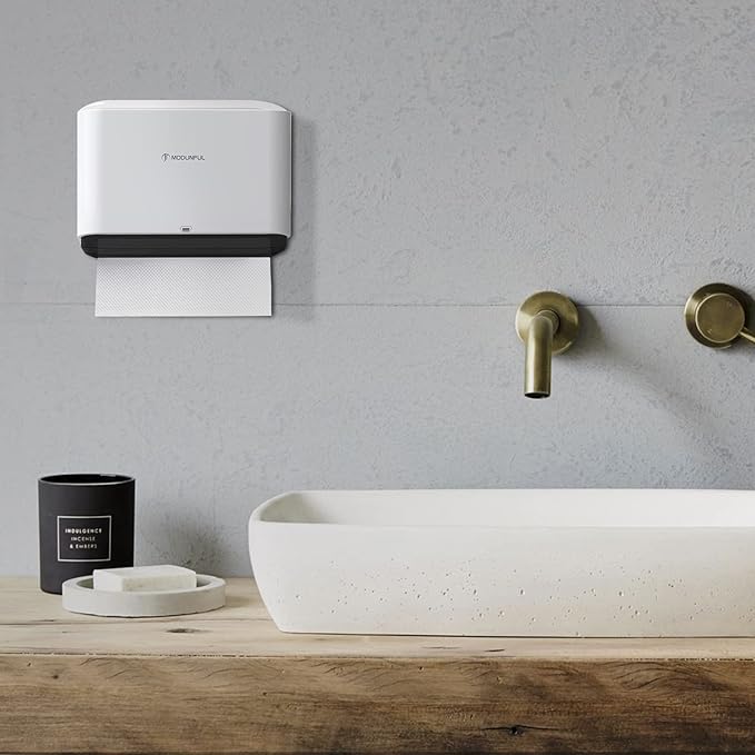 Paper Towel Dispenser Wall Mount: Adhesive Paper Towel Holder - Image 7