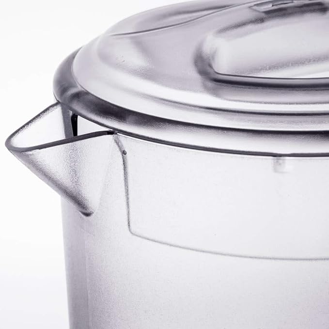 G.E.T. P-3064-1-CL-EC Heavy-Duty Shatterproof Plastic 2 Quart Pitcher - Image 11