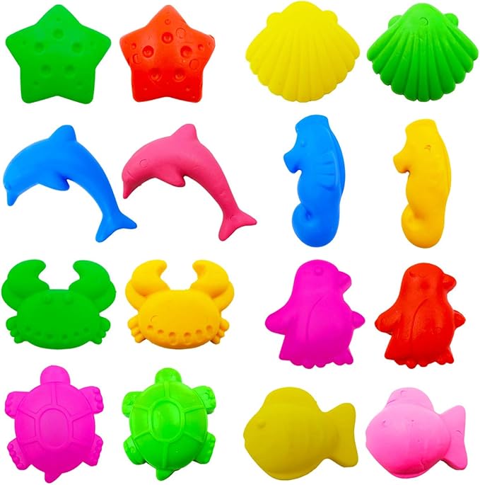FRIMOONY Plastic Dough Tools, Various Animal Molds, Rolling Pins, - Image 4