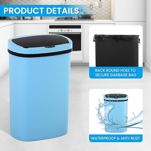 13 Gallon Trash Can | 50L Sensor Automatic Kitchen Trash Can - Image 6